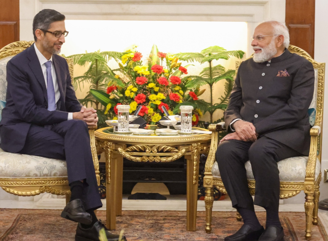 भारत बनेगा AI का इंफ्रा हब और इंटरनेट ट्रैफिक का एपिसेंटर, Google के CEO का बड़ा ऐलान, स्टार्टअप्स और डेवलपर्स में खुशी की लहर