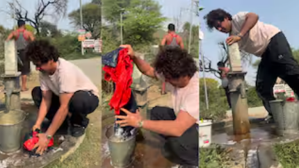 देसी अंदाज में दिखे सुनील ग्रोवर, हैंडपंप पर कपड़े धोए, वीडियो वायरल