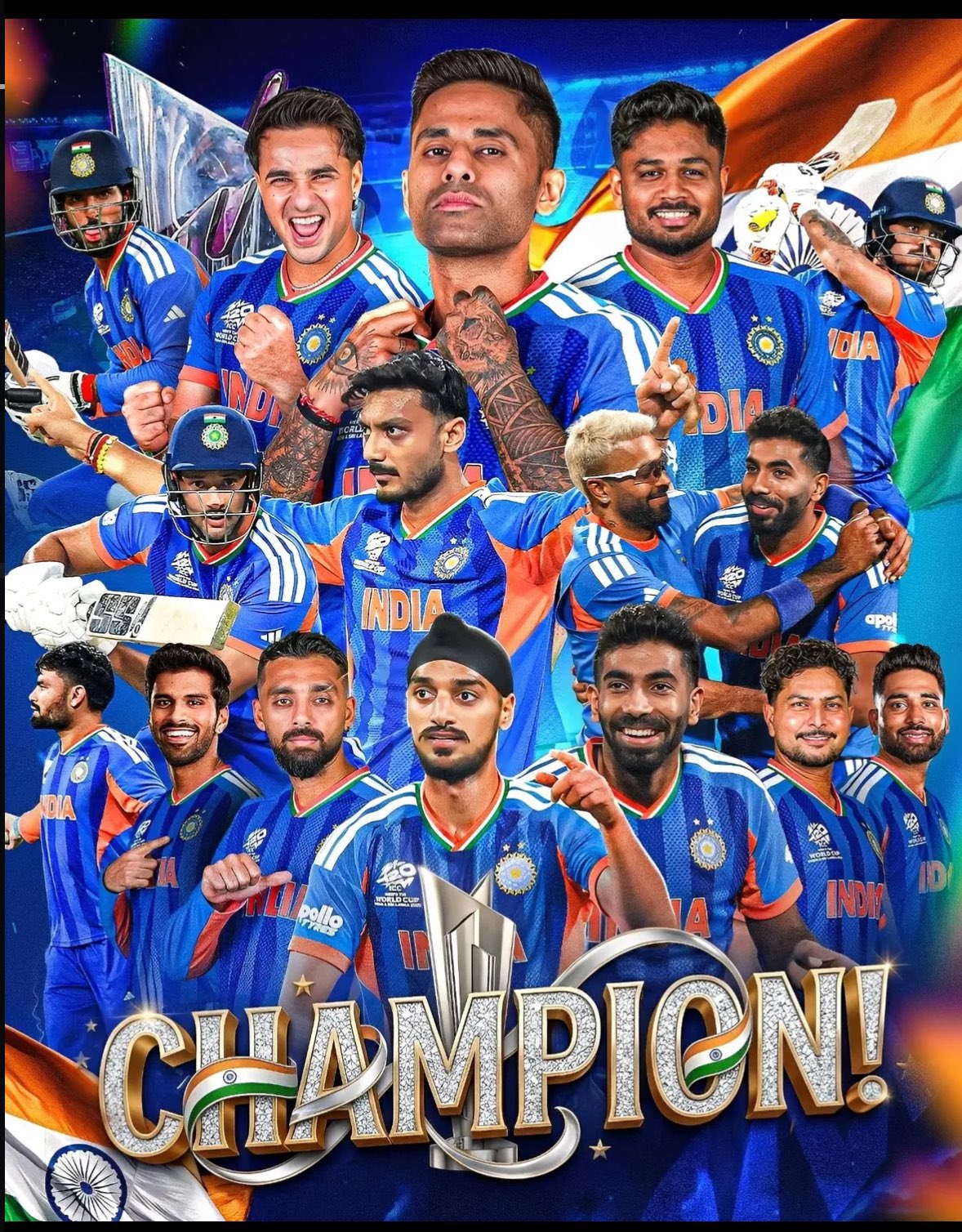 T-20 World Cup Final: भारत ने न्यूजीलैंड को हराकर तीसरी बार जीता टी-20 वर्ल्ड कप का खिताब, संजू सैमसन की धुआंधार पारी ने कीवियों की बोलती कर दी बंद, जानिए कौन रहे मैच के हीरो